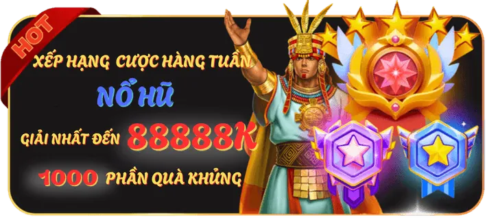 Banner khuyến mãi nạp lại hàng ngày cho trò chơi Slot